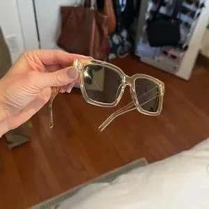 Saint Laurent clear yellow tint square sunglasses 54mm Saint Laurent | Accessories | Saint Laurent Clear Yellow  main image 3